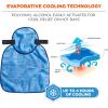 imageErgodyne Hard Hat Neck Shade Evaporative Cooling Blue MediumNeck Shade