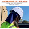 imageErgodyne Hard Hat Neck Shade Evaporative Cooling Blue MediumNeck Shade