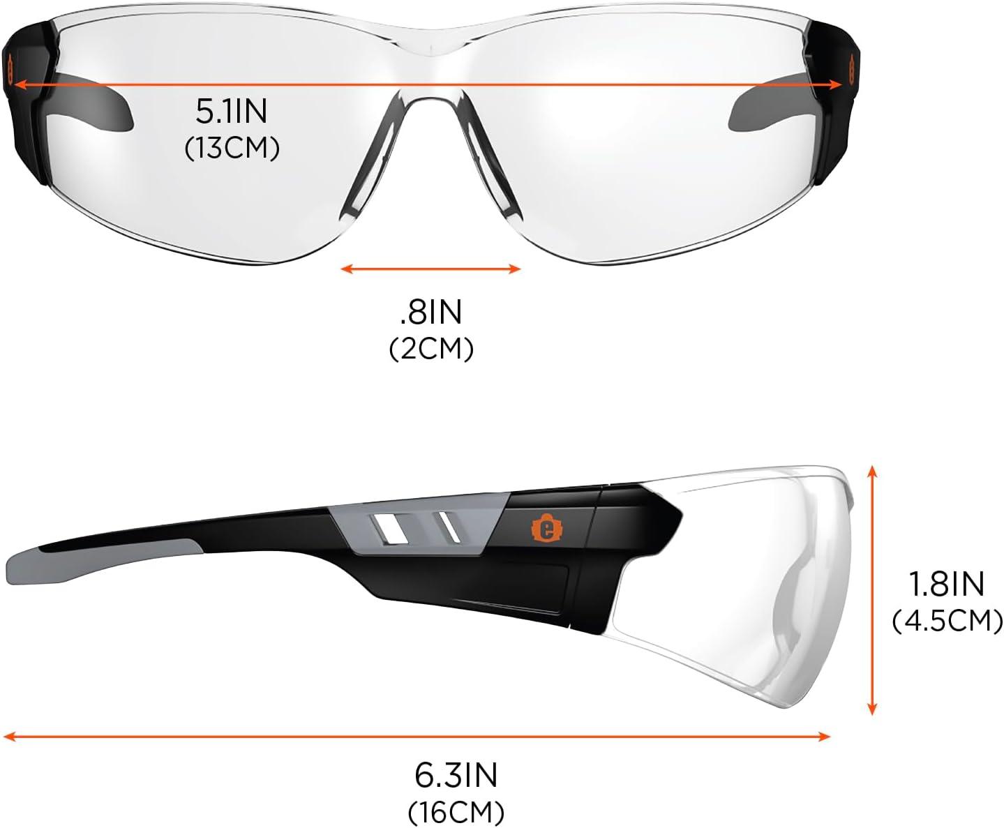 imageErgodyne Skullerz SAGA Frameless Safety GlassesClear Lens