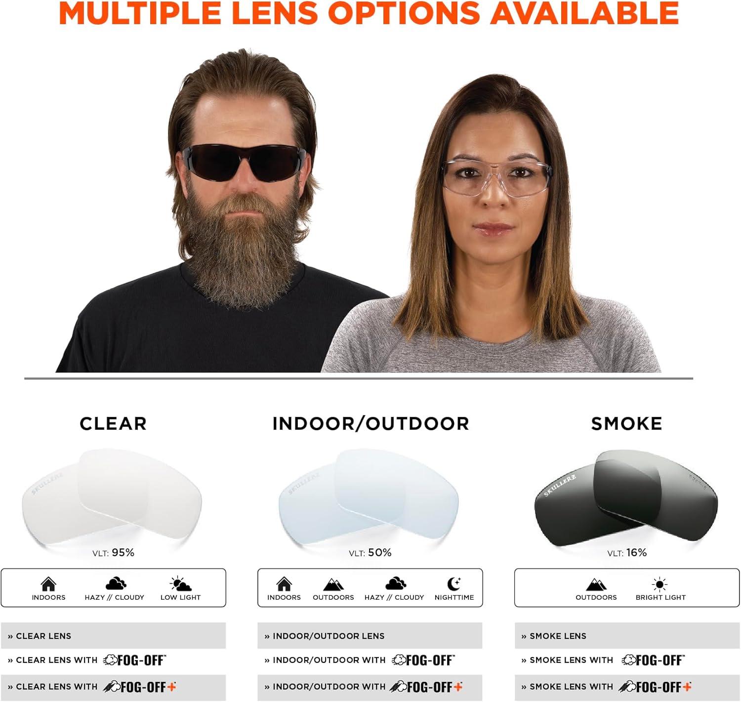 imageErgodyne Skullerz SAGA Frameless Safety GlassesClear Lens