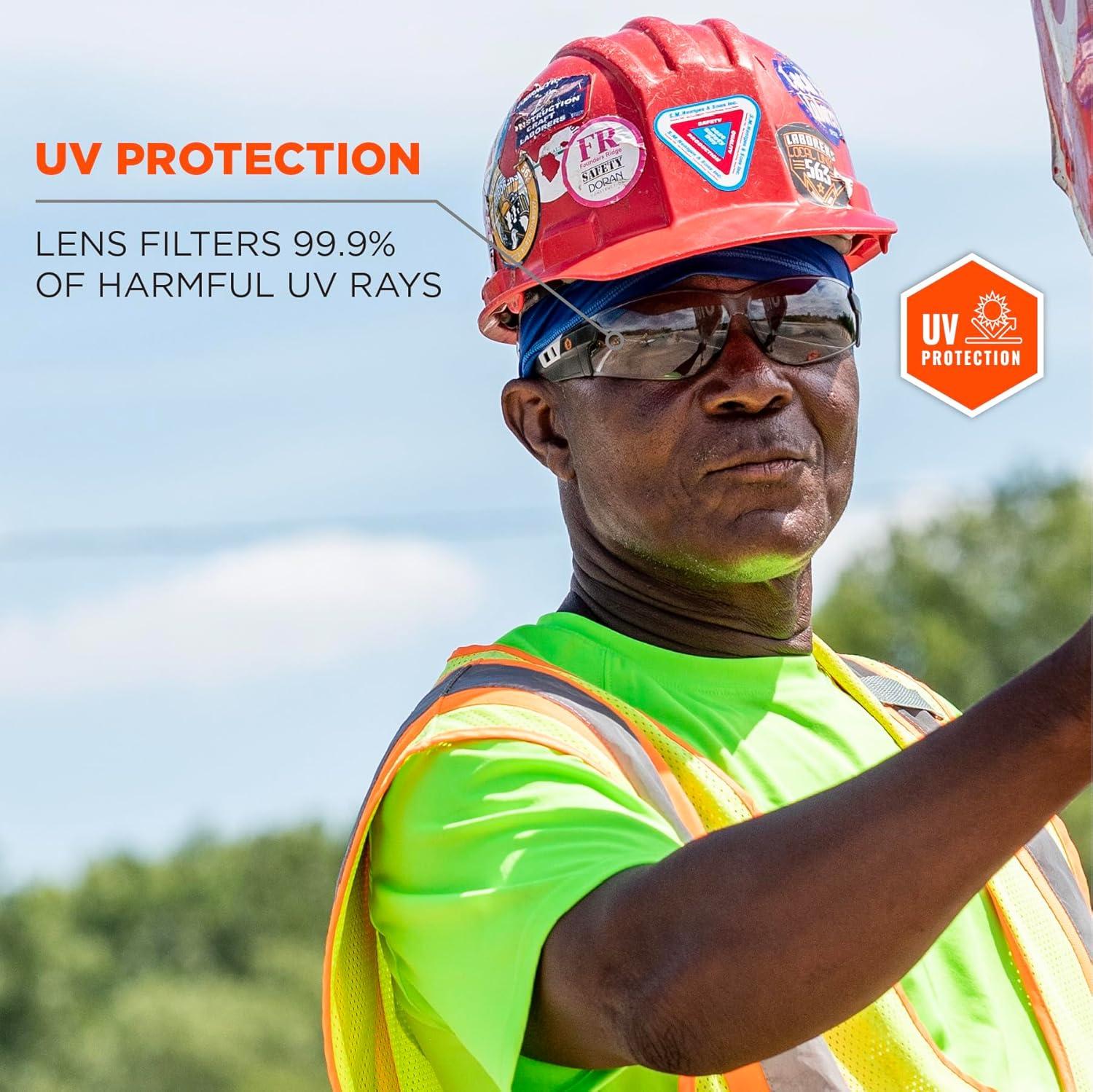 imageErgodyne Skullerz SAGA Frameless Safety GlassesClear Lens