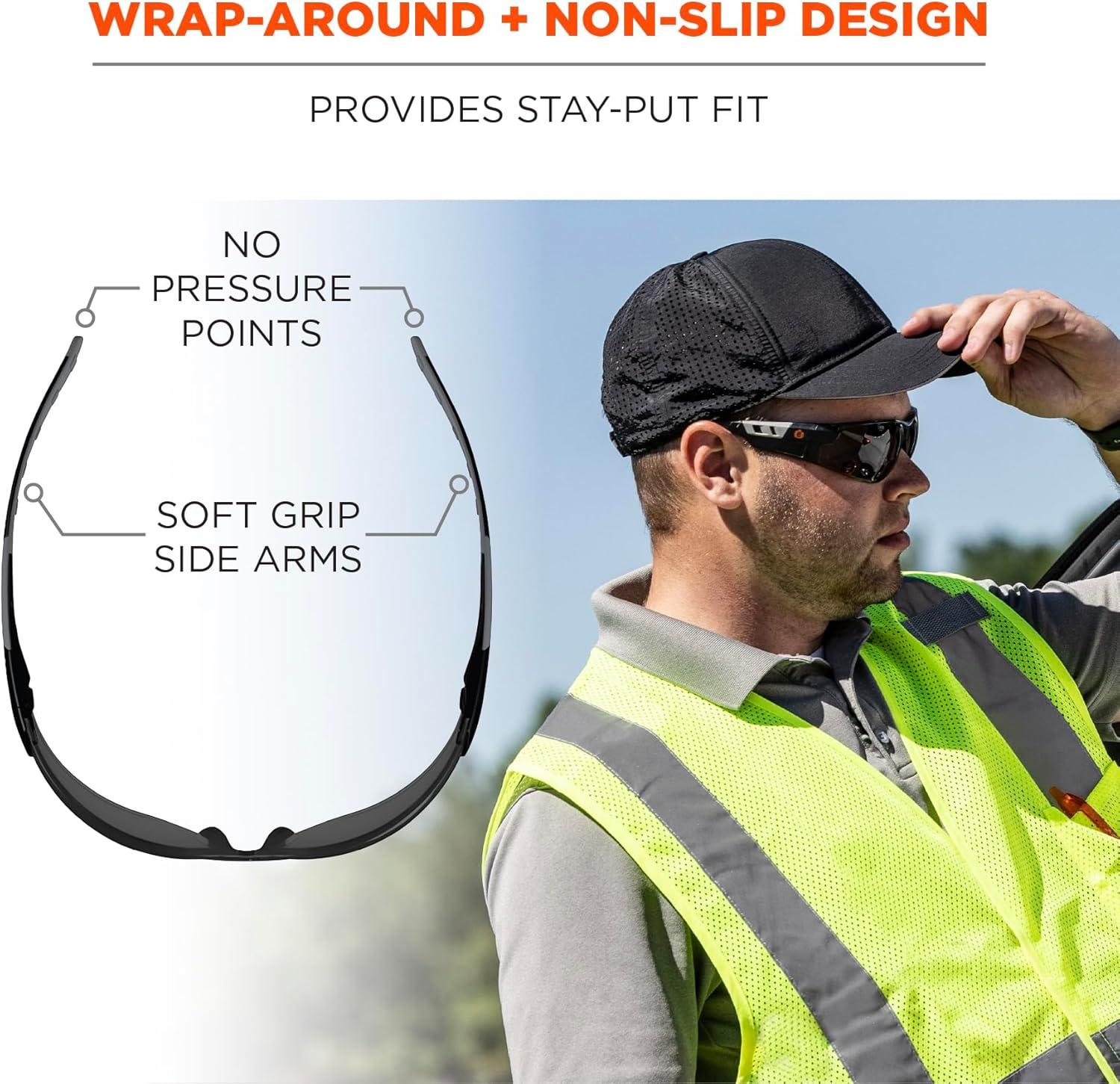 imageErgodyne Skullerz SAGA Frameless Safety GlassesSmoke Lens