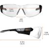 imageErgodyne  59103 Skullerz SAGA Frameless Safety Glasses Anti Fog Clear Lens Matte BlackClear Lens