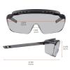 imageErgodyne Skullerz OSMIN OTG Safety Glasses Over the Glasses Protective Eyewear ANSI z871InOutdoor Lens