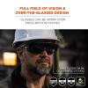 imageErgodyne Skullerz OSMIN OTG Safety Glasses Over the Glasses Protective Eyewear ANSI z871Smoke Lens