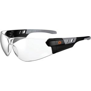 imageErgodyne  59103 Skullerz SAGA Frameless Safety Glasses Anti Fog Clear Lens Matte BlackClear Lens