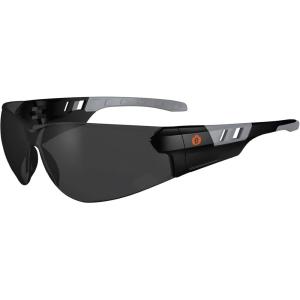 imageErgodyne  59103 Skullerz SAGA Frameless Safety Glasses Anti Fog Clear Lens Matte BlackSmoke Lens