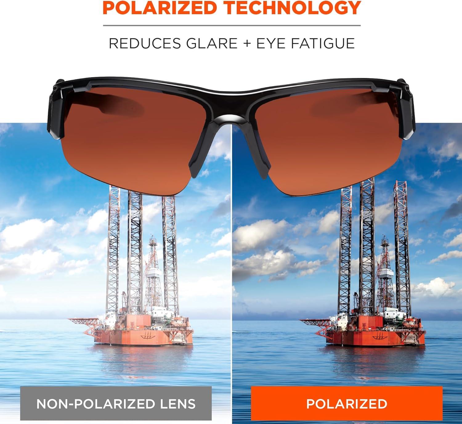 imageErgodyne Skullerz DAGR Polarized Safety SunglassesCopper Lens