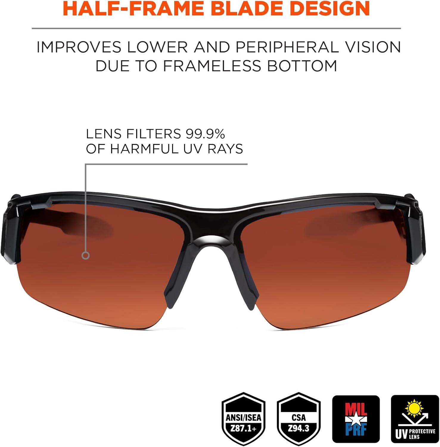 imageErgodyne Skullerz DAGR Polarized Safety SunglassesCopper Lens