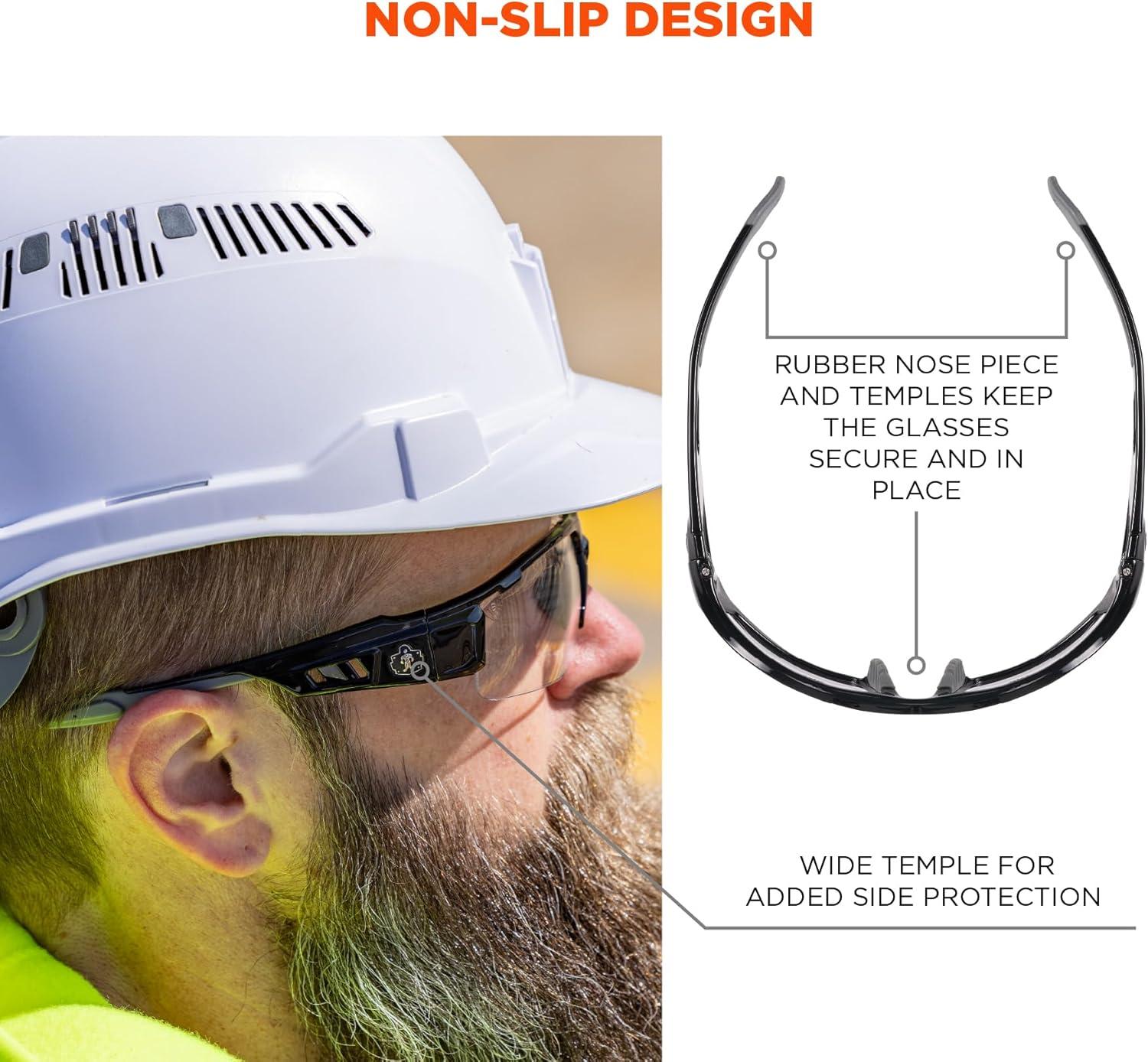 imageErgodyne Skullerz DAGR Safety GlassesBlack Frame  Silver Mirror Lens