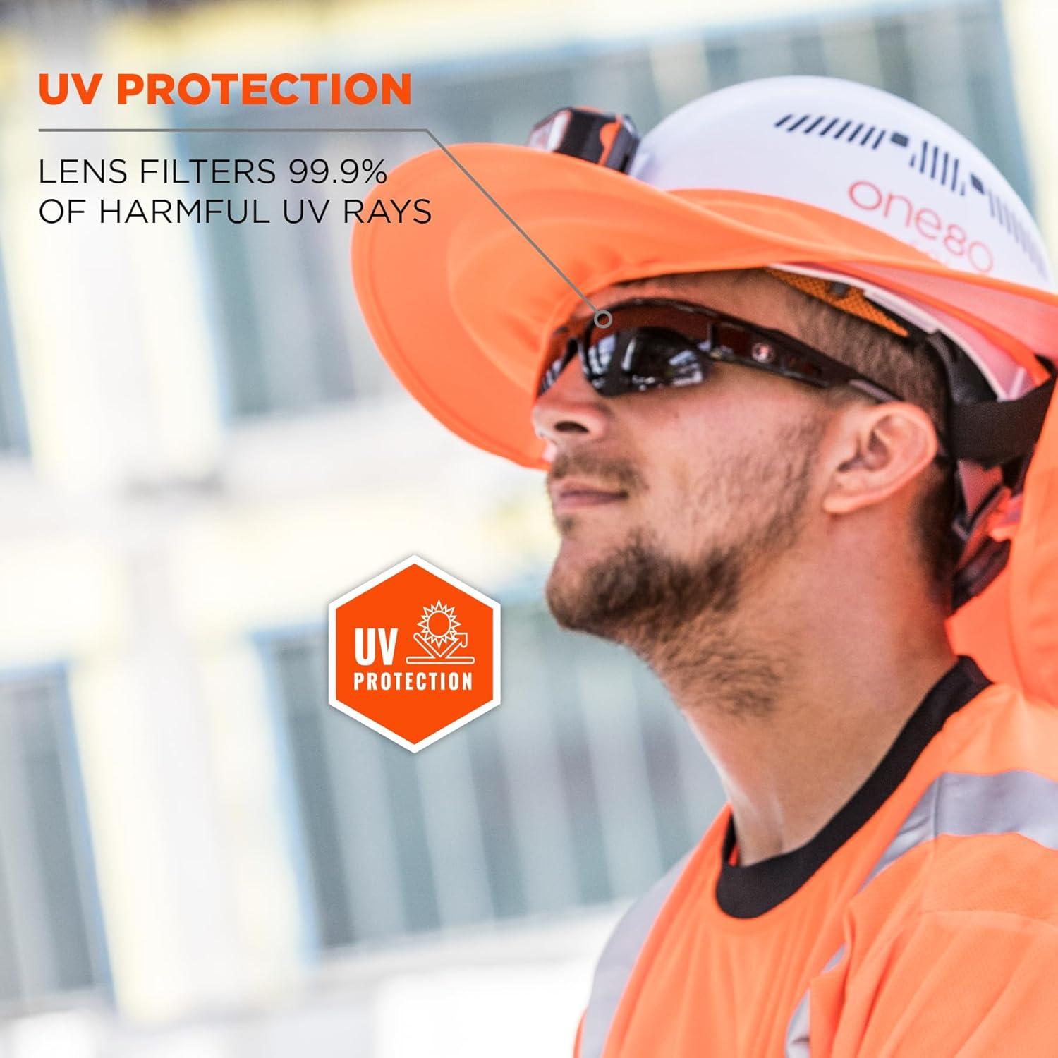 imageErgodyne Skullerz DAGR Safety GlassesBlack Frame  inOutdoor Lens