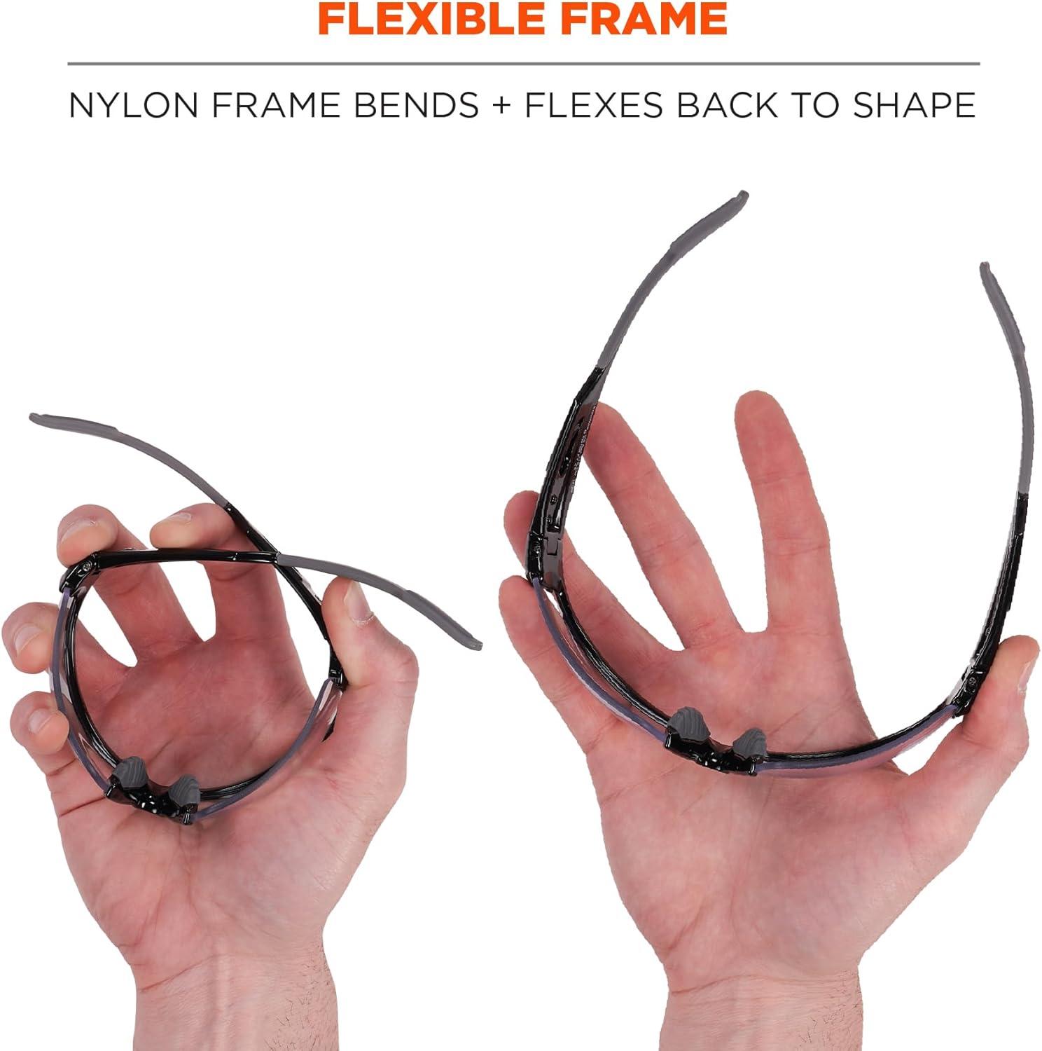 imageErgodyne Skullerz DAGR Safety GlassesBlack Frame copper Lens