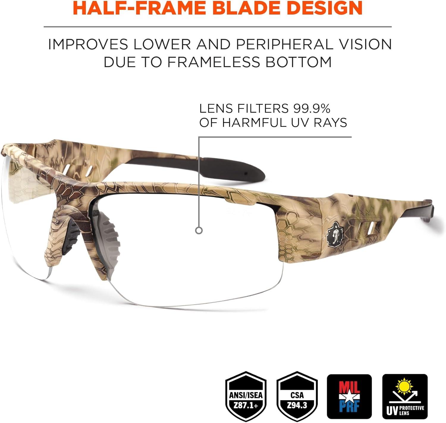 imageErgodyne Skullerz DAGR Safety GlassesKryptek Highlander Frame  Clear Lens