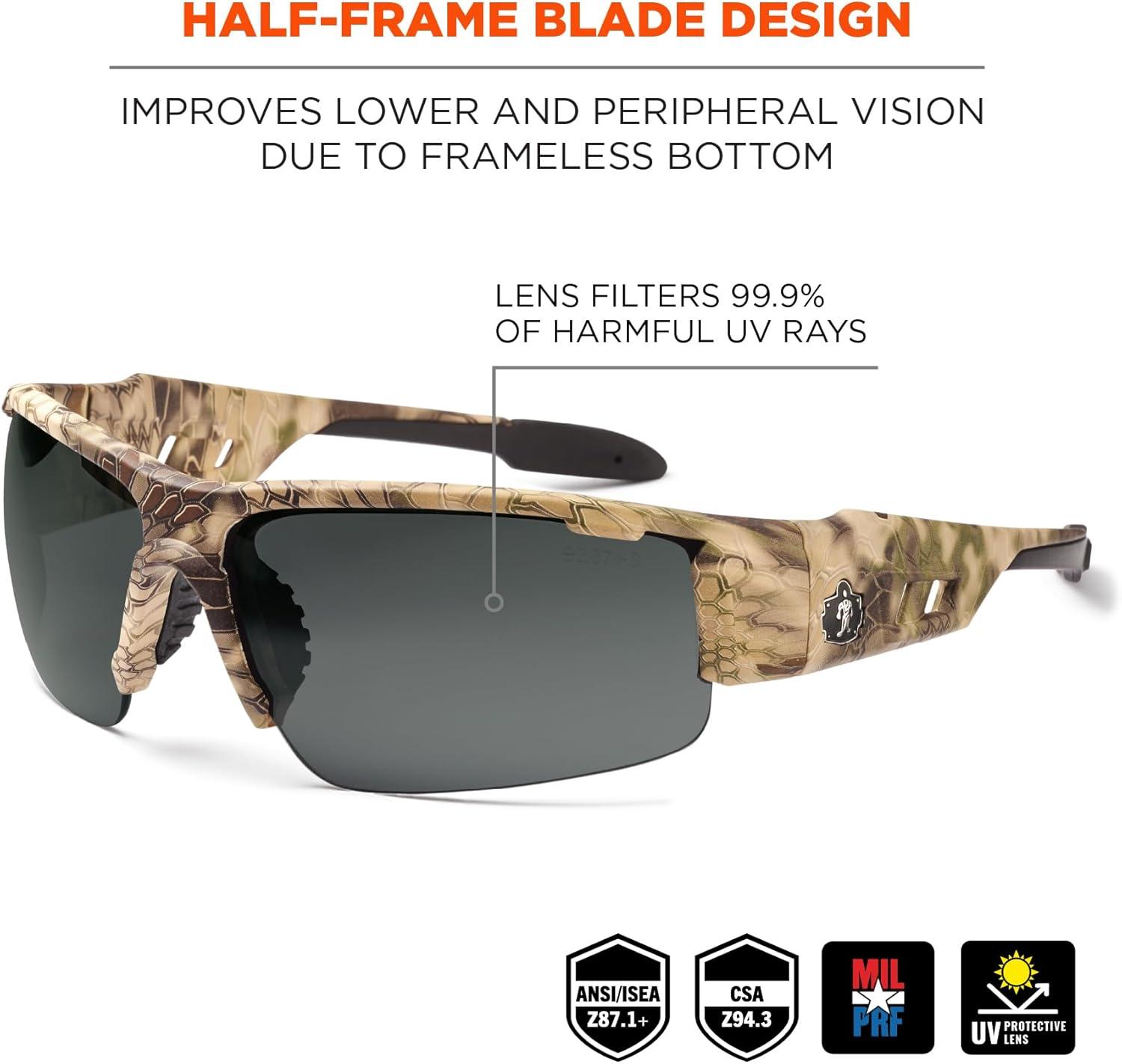 imageErgodyne Skullerz DAGR Safety GlassesKryptek Highlander Frame  Smoke Lens