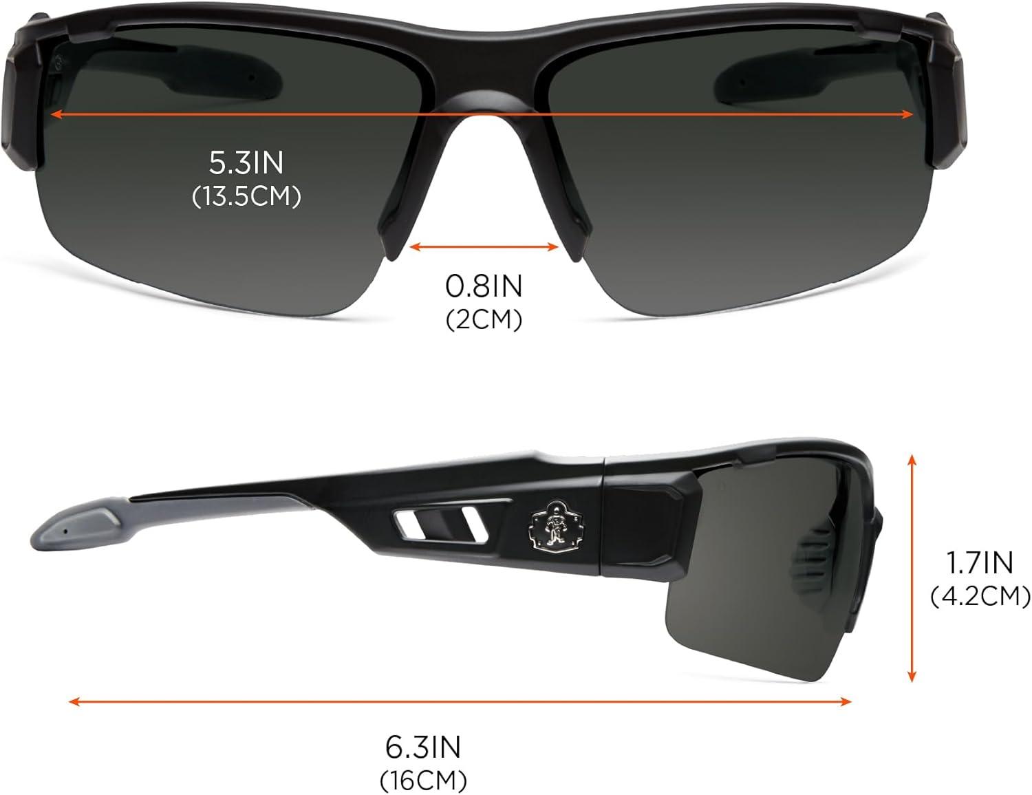 imageErgodyne Skullerz DAGR Safety GlassesMatte Black Frame  Smoke Lens