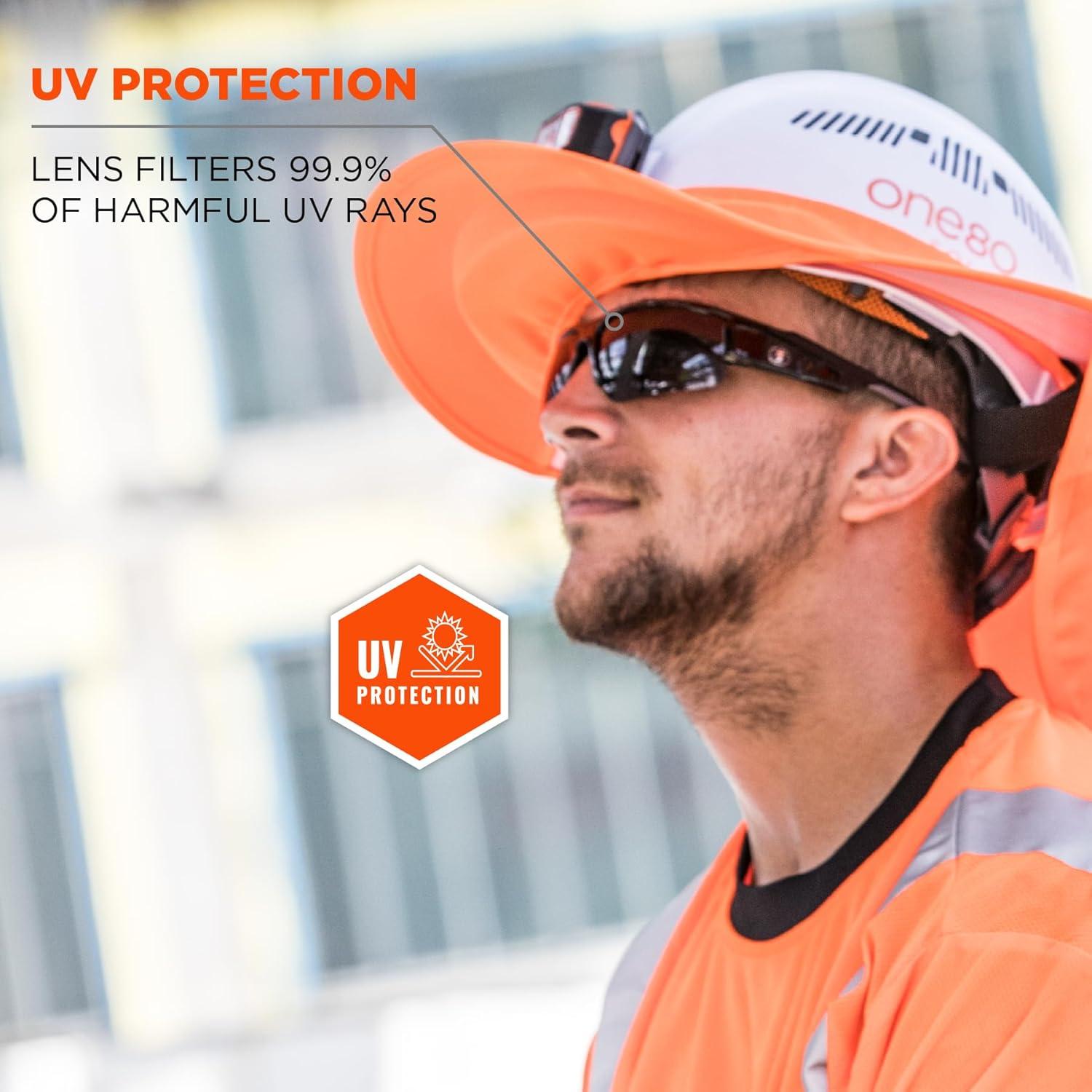 imageErgodyne Skullerz DAGR Safety GlassesMatte Black Frame  inOutdoor Lens