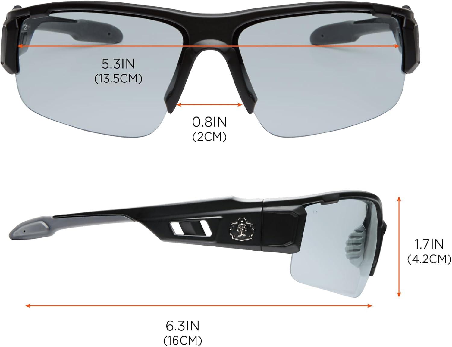 imageErgodyne Skullerz Dagr AntiFog Safety GlassesBlack Frame Clear LensInOutdoor Lens