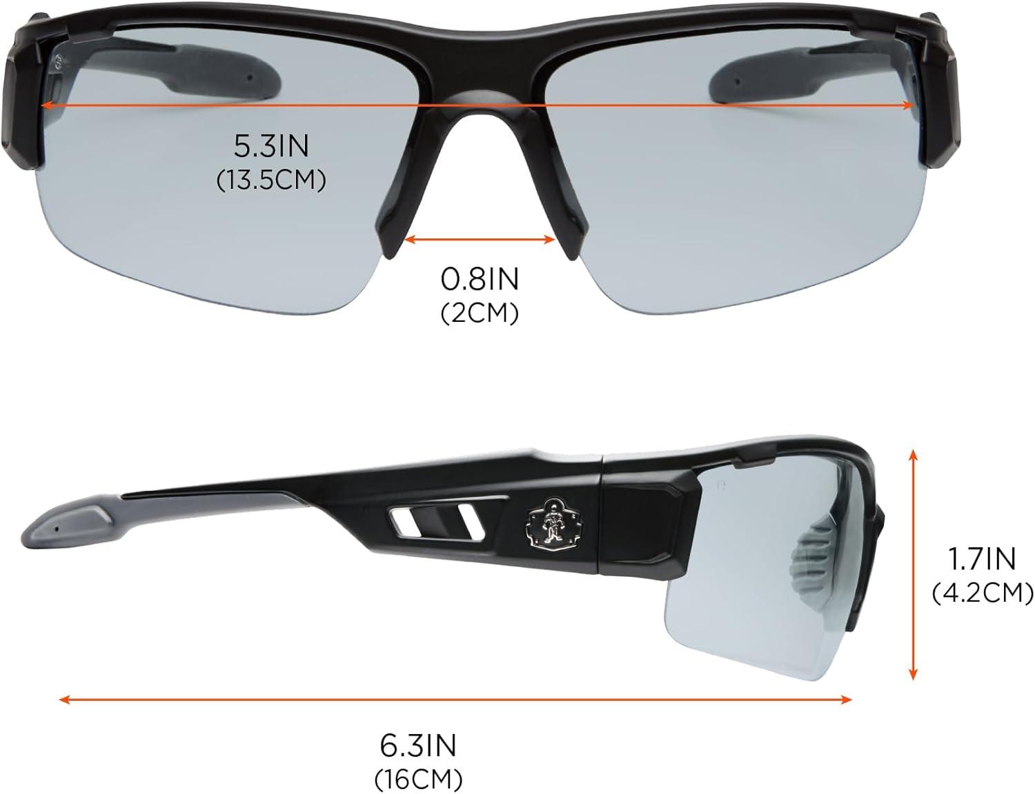 imageErgodyne Skullerz Dagr AntiFog Safety GlassesBlack Frame Clear LensInOutdoor Lens