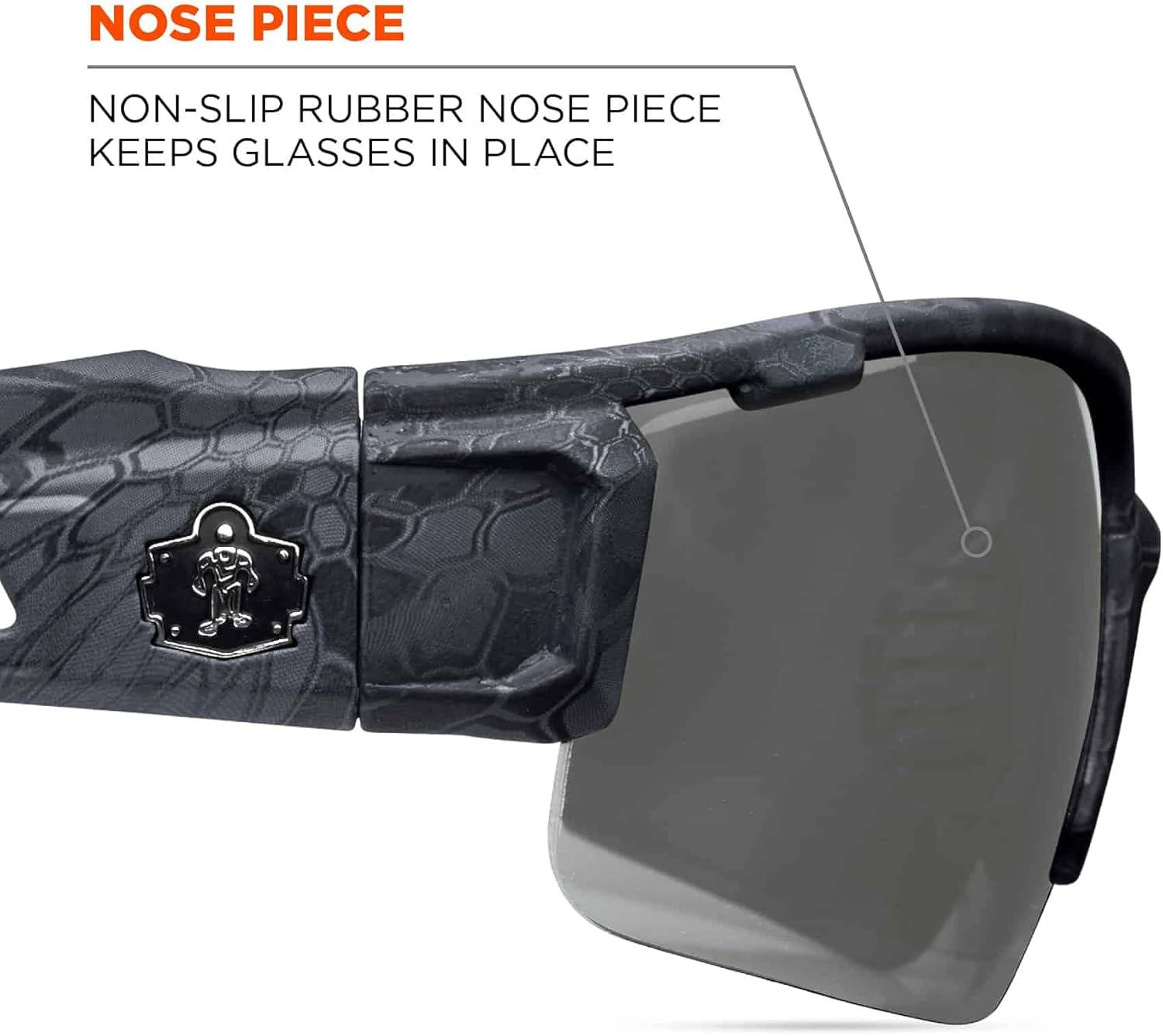 imageErgodyne Skullerz Dagr AntiFog Safety GlassesBlack Frame Clear LensSmoke Lens