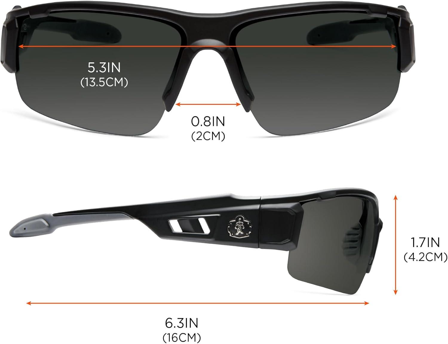 imageErgodyne Skullerz Dagr AntiFog Safety GlassesBlack Frame Clear LensSmoke Lens