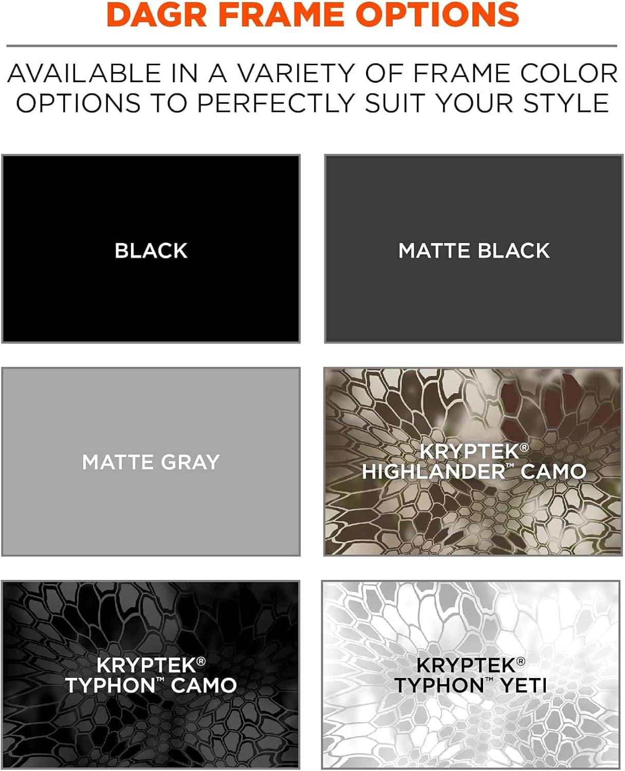 imageErgodyne Skullerz Dagr AntiFog Safety GlassesBlack Frame Clear LensSmoke Lens