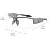 imageErgodyne Skullerz DAGR Safety Glasses52100