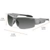 imageErgodyne Skullerz DAGR Safety GlassesMatte Gray Frame  Smoke Lens