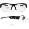 imageErgodyne Skullerz Dagr AntiFog Safety GlassesBlack Frame Clear LensClear Lens
