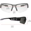 imageErgodyne Skullerz Dagr AntiFog Safety GlassesBlack Frame Clear LensClear Lens