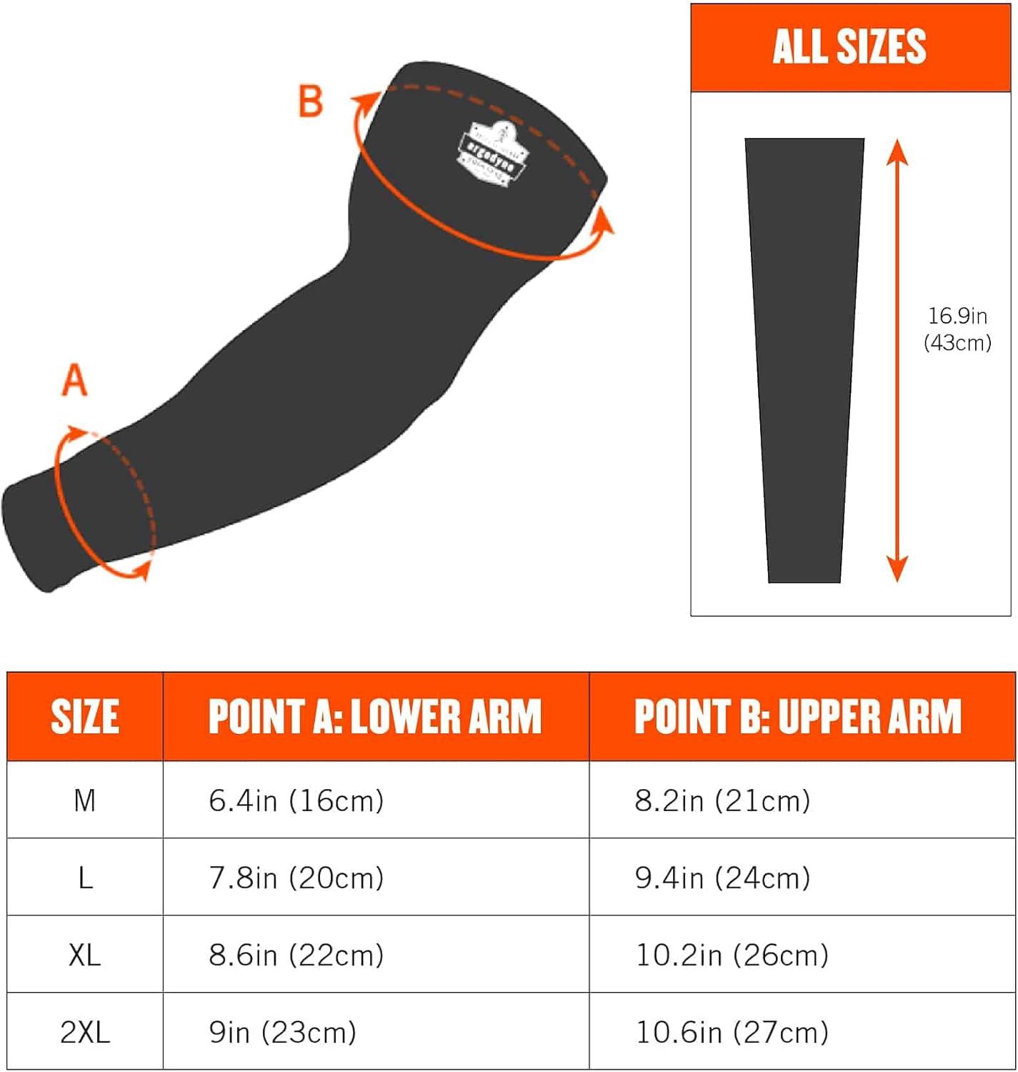 imageErgodyne Chill Its 6690 Cooling Arm Sleeves Sized for Men and Women UPF 50 Sun ProtectionBlue