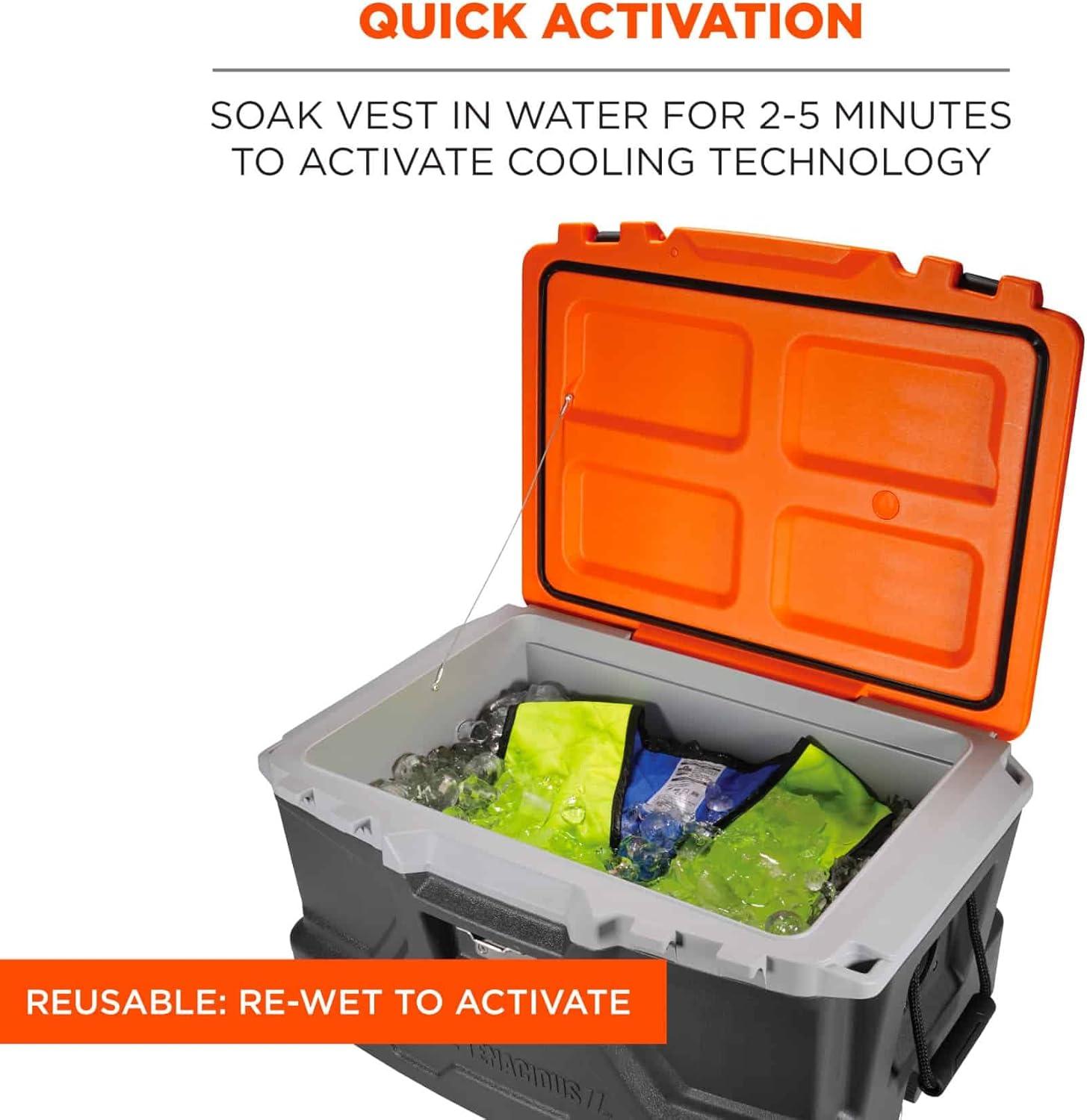 imageErgodyne ChillIts 6665 Evaporative Cooling VestLime