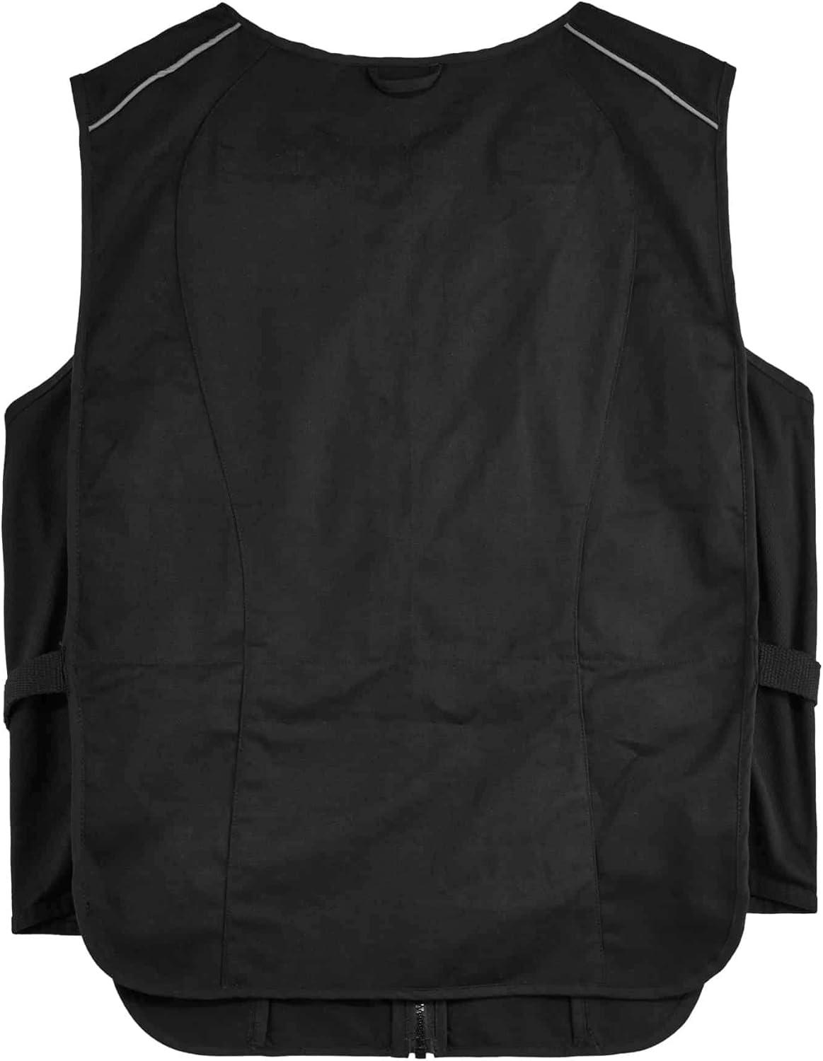 imageErgodyne unisexadult Lightweight Phase Change Cooling Vest With Rechargeable Ice PacksBlack