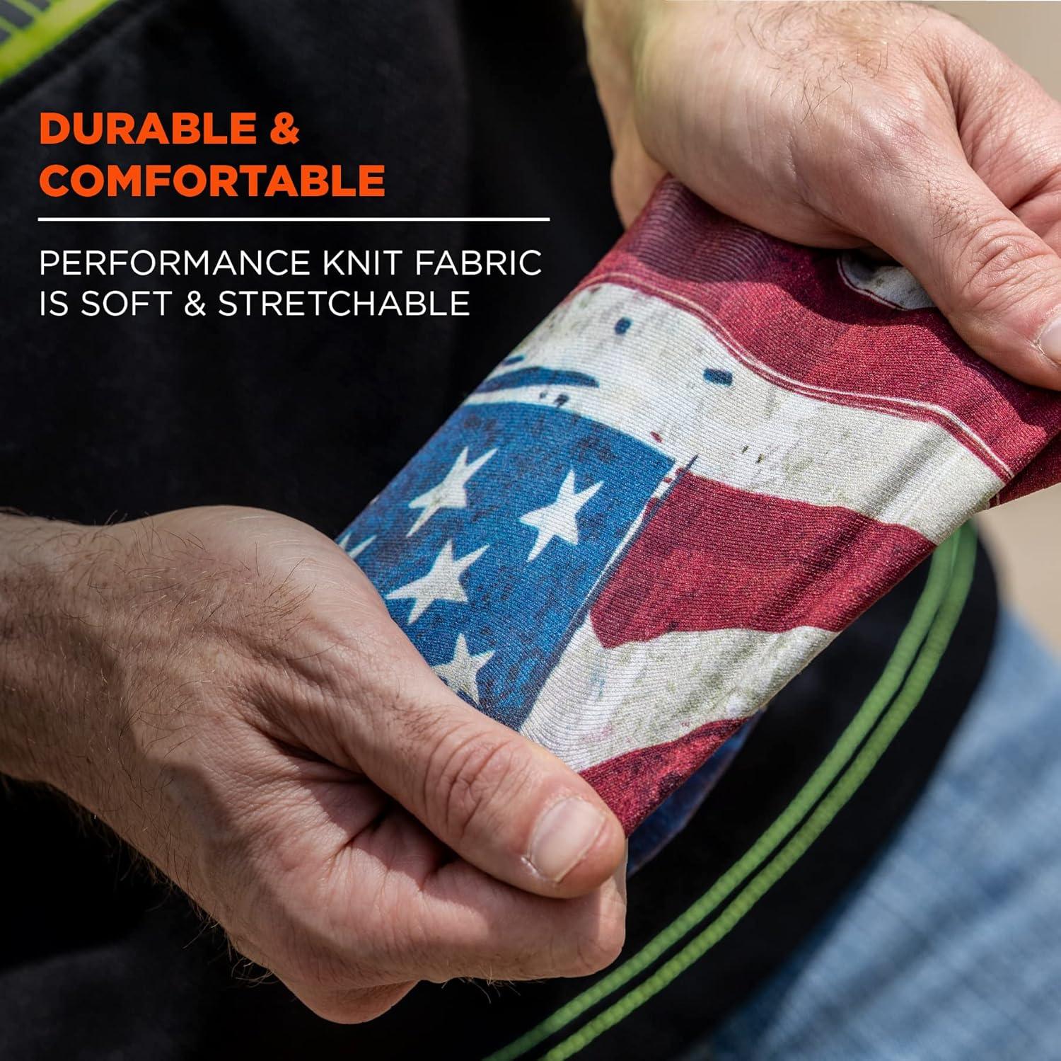 imageErgodyne unisexadult Sun Protection Arm Sleeves PairSun Protection Arm Sleeves PairAmerican Flag