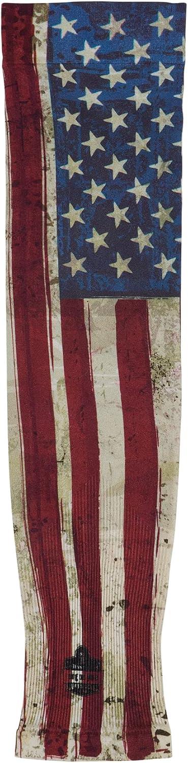 imageErgodyne unisexadult Sun Protection Arm Sleeves PairSun Protection Arm Sleeves PairAmerican Flag