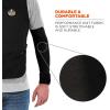imageErgodyne Chill Its 6690 Cooling Arm Sleeves Sized for Men and Women UPF 50 Sun ProtectionBlack