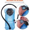 imageErgodyne ChillIts 5156 Hydration Backpack with Storage Low Profile Pack High Visibility Reflective 3 Liter Bladder Breakaway Shoulder StrapsLime