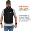 imageErgodyne unisexadult Lightweight Phase Change Cooling Vest With Rechargeable Ice PacksBlack
