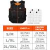 imageErgodyne unisexadult Lightweight Phase Change Cooling Vest With Rechargeable Ice PacksBlack