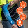 imageErgodyne unisexadult Sun Protection Arm Sleeves PairSun Protection Arm Sleeves PairBlue