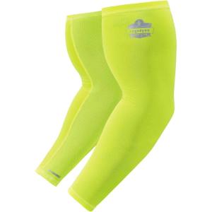 imageErgodyne Chill Its 6690 Cooling Arm Sleeves Sized for Men and Women UPF 50 Sun ProtectionLime