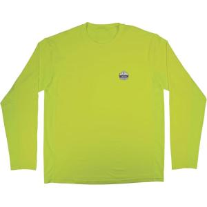 imageErgodyne ChillIts 6689 Cooling Shirts Long Sleeve Sun Shirt UV ProtectionLime