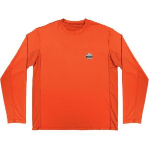imageErgodyne ChillIts 6689 Cooling Shirts Long Sleeve Sun Shirt UV ProtectionOrange