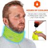 imageErgodyne ChillIts 6487 Cooling Neck Gaiter Multiple Ways to Wear Headband or Face MaskHivis Lime