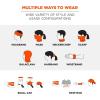 imageErgodyne ChillIts 6487 Cooling Neck Gaiter Multiple Ways to Wear Headband or Face MaskHivis Orange Reflective