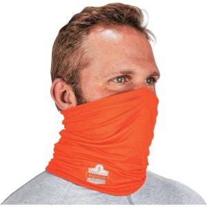 imageErgodyne ChillIts 6487 Cooling Neck Gaiter Multiple Ways to Wear Headband or Face MaskOrange
