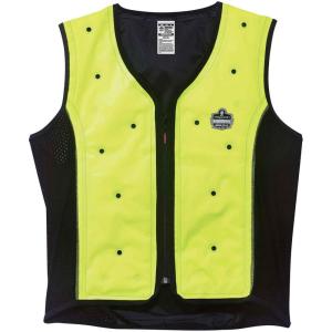 imageErgodyne ChillIts 6685 Evaporative Cooling Vest Wearer Stays Cool and Dry Breathable Comfort Zipper Closure Large LargeLarge