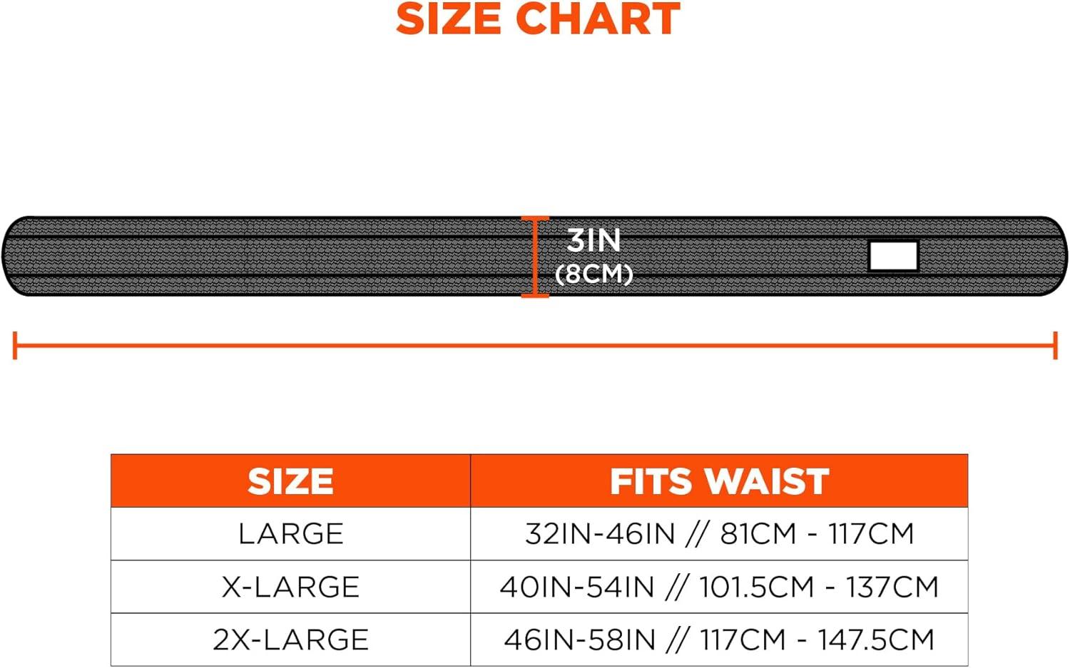 imageErgodyne Arsenal 5555 5Inch Padded Base Layer ToolWork Belt Large  BlackXXLarge