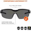 image3 Pack of Ergodyne Skullerz Dellenger Anti Fog Safety Glasses with Adjustable Temples z87  Smoke Clear ampamp IndoorOutdoor Lenses