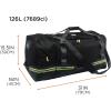 imageErgodyne  13009 Arsenal 5008 Firefighter Turnout Gear and Safety Duffel Bag for Fire Fall Protection and Sport Gear Bag Use BlackBlack