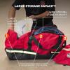 imageErgodyne  13009 Arsenal 5008 Firefighter Turnout Gear and Safety Duffel Bag for Fire Fall Protection and Sport Gear Bag Use BlackRed